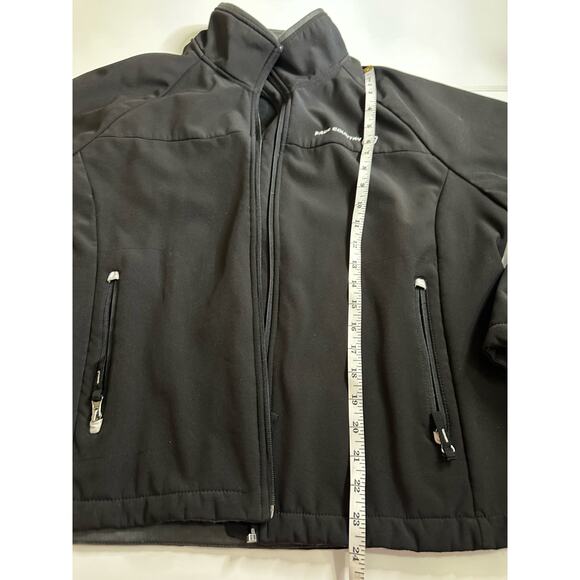 Women XL Black Jacket Shell Outer Fleece Inner comfort soft zip pockets sport - Picture 6 of 10